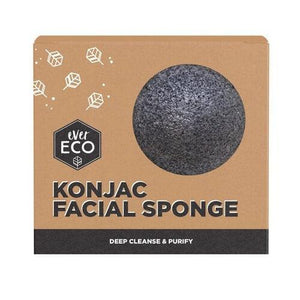 Ever Eco Konjac Facial Sponge - Charcoal--Hello-Charlie