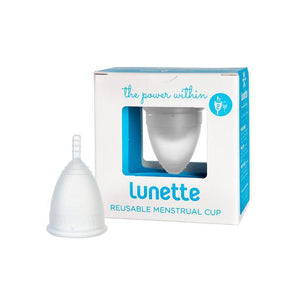 Lunette Clear Menstrual Cup-M1-Hello-Charlie